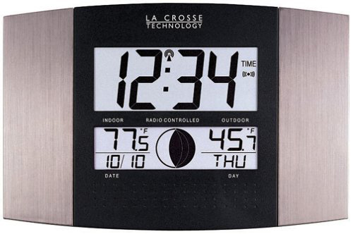 #1.La Crosse Technology WS-8117U-IT-AL Atomic Wall Clock