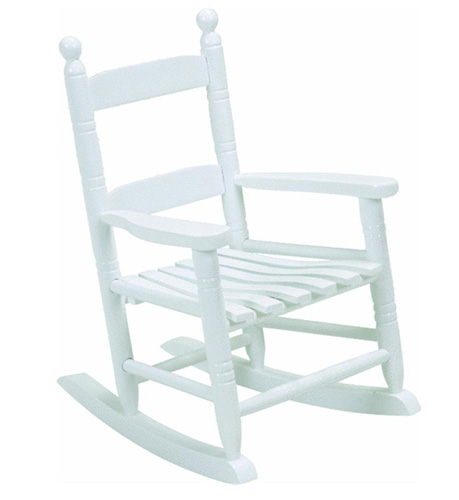 2. Jack-Post KN-10W Classic Child's Porch Rocker White