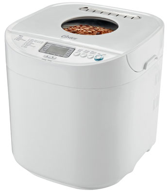 10. Oster CKSTBRTW20 2-Pound Expressbake Breadmaker, White