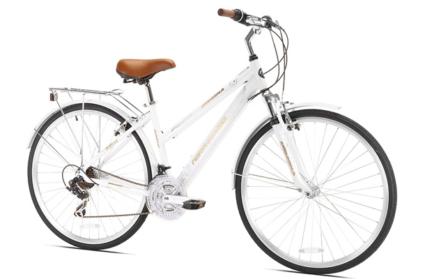 Northwoods Springdale women’s 21 speed hybrid bicycle.