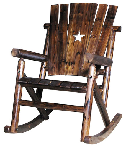 4. Char-Log Single Rocker with Star