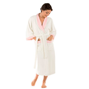 6. Texere Women's Terry Cloth Bathrobe 
