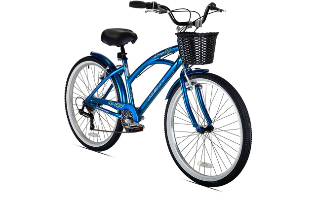 Kent bay breeze 7 speed women’s cruiser bicycle.