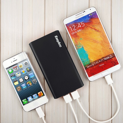 7. EasyAcc 10000mAh Brilliant Ultra Slim Dual USB