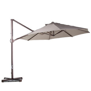 6. Abba Patio 11-Feet Aluminum Offset Cantilever Umbrella