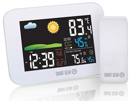 11.  Smart Gear Indoor/Outdoor Wireless Weather Station