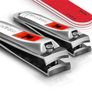 9. Sensible Needs Nail Clipper Set with Nail File and Buffer