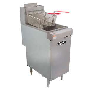 9 JET JFF3-40N Stainless Steel Commercial Heavy Duty Floor Gas