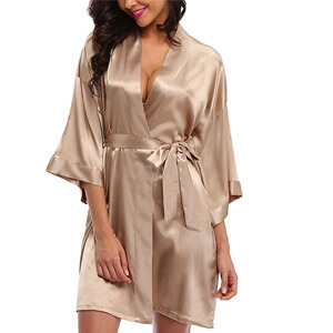 8. WitBuy Short Wedding Sleepwear