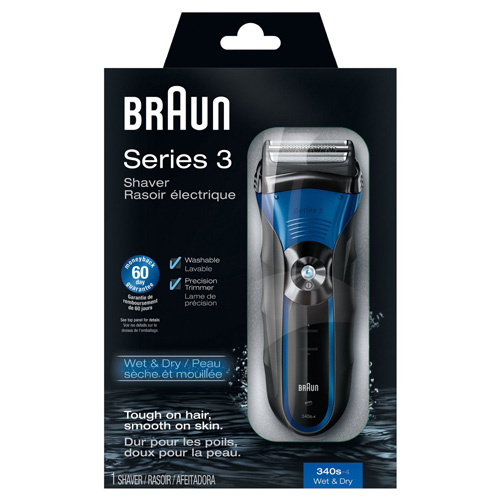Braun Series 3-340s Wet & Dry Men's Shaver 1 Count