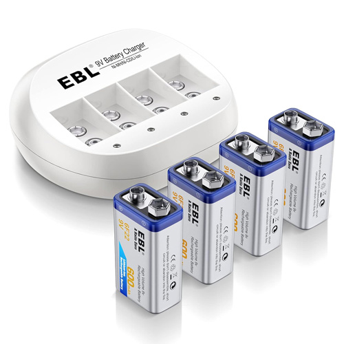 EBL 855 4 Bay 9V Li-ion Battery charger